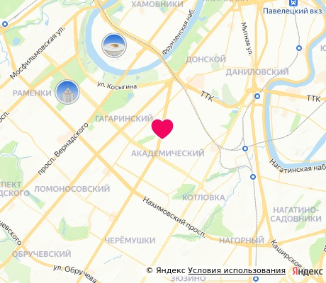 На карте