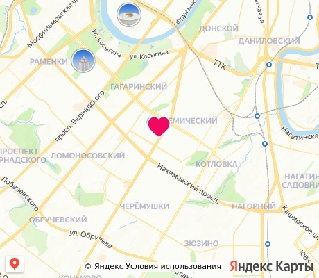 На карте