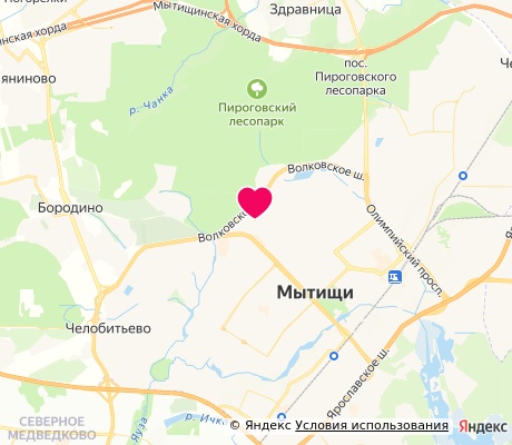 На карте