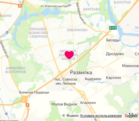 На карте