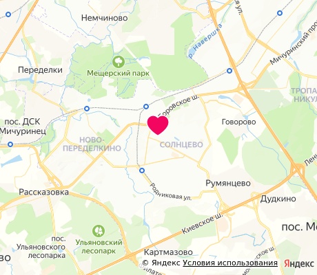 На карте