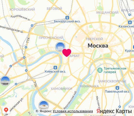 На карте
