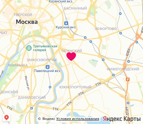На карте