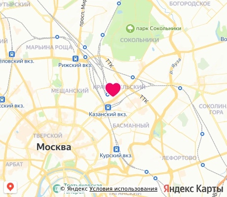 На карте