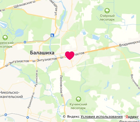 На карте