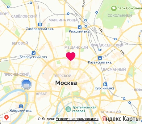 На карте