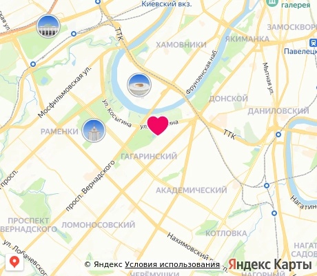 На карте
