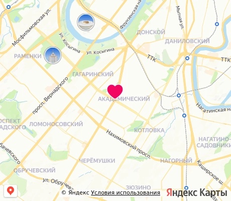 На карте
