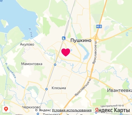 На карте