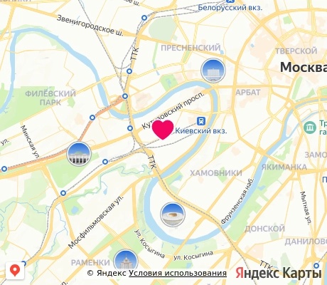 На карте