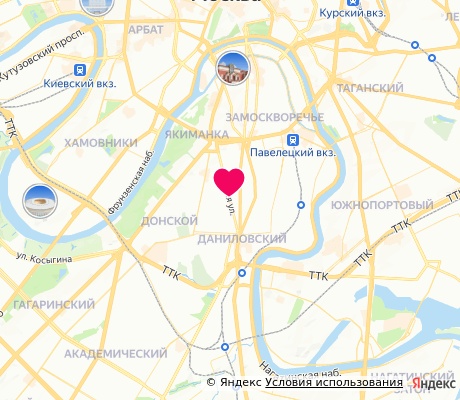 На карте