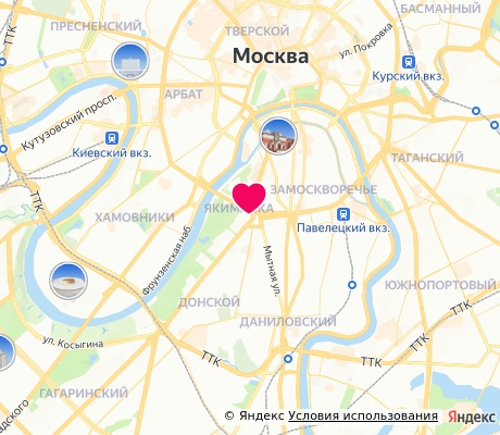 На карте