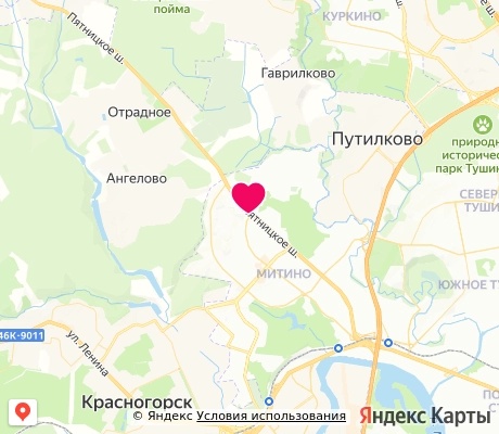 На карте