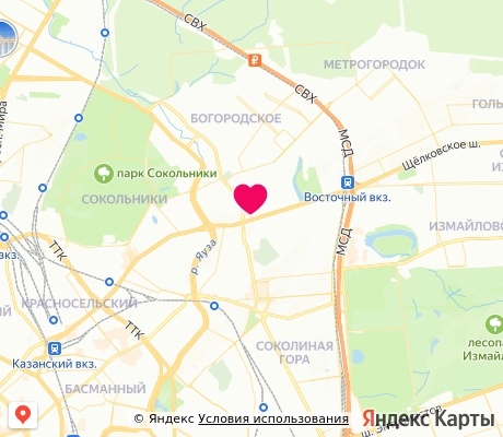На карте