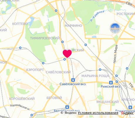 На карте