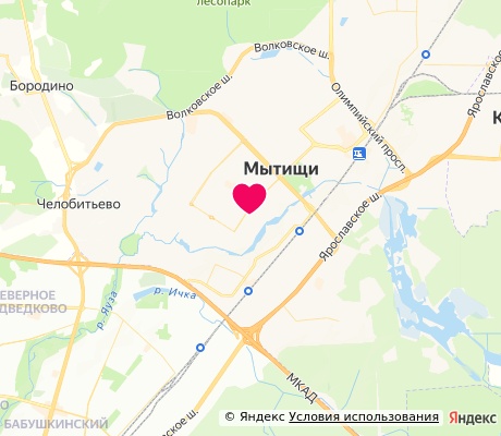 На карте