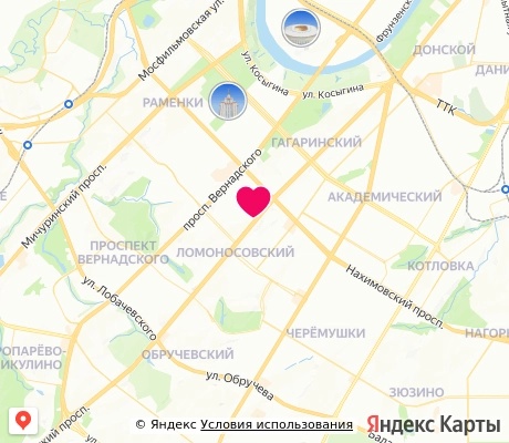 На карте