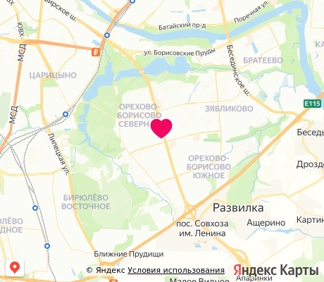 На карте