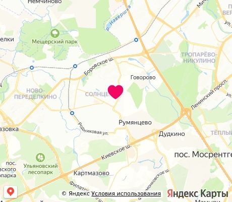 На карте