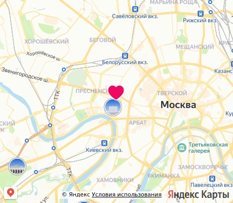 На карте