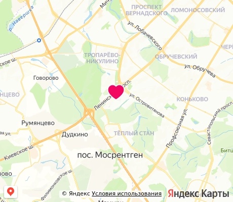 На карте