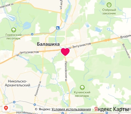 На карте