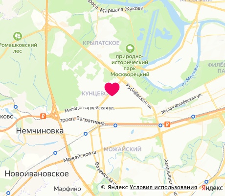 На карте