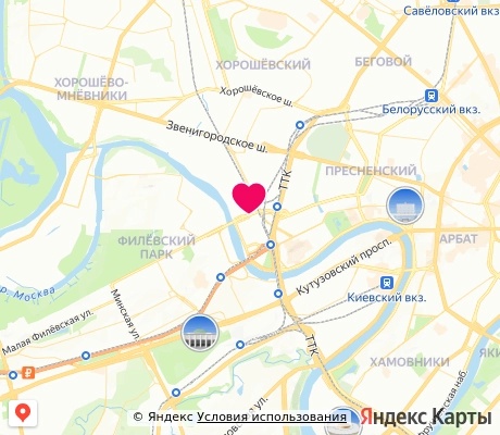 На карте