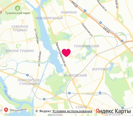 На карте
