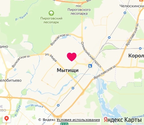 На карте