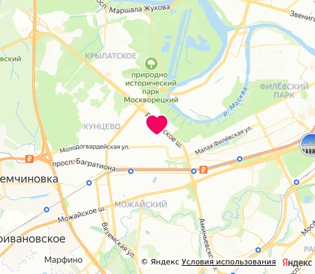 На карте