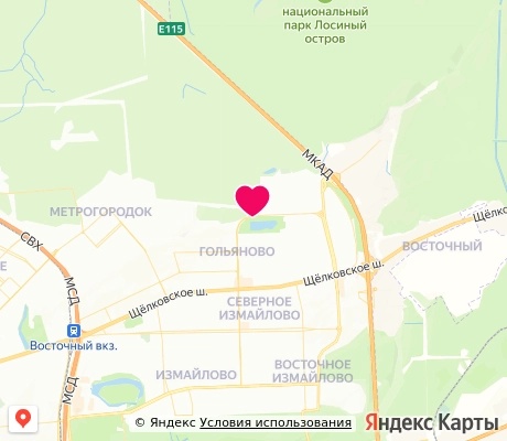 На карте