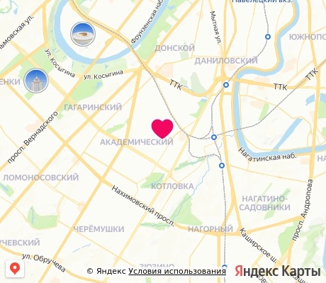 На карте