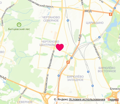 На карте
