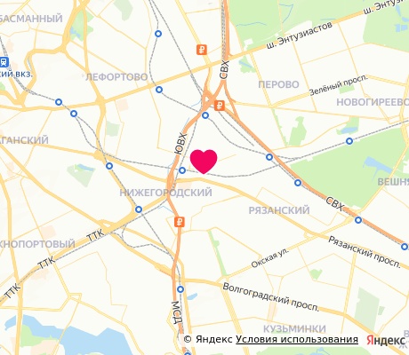 На карте