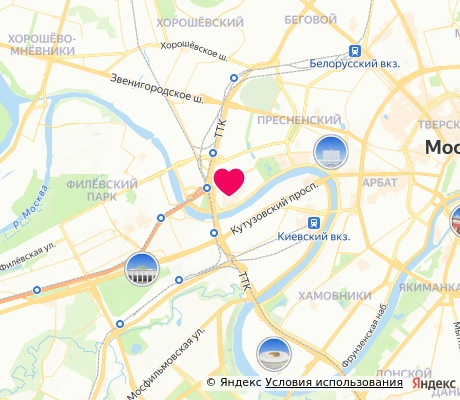 На карте