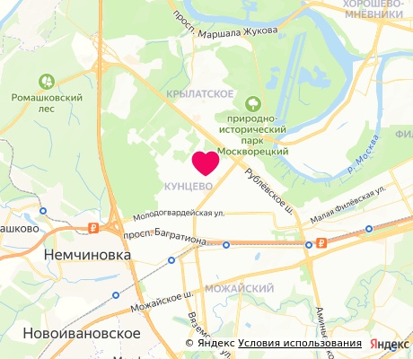 На карте