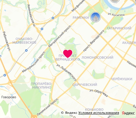 На карте