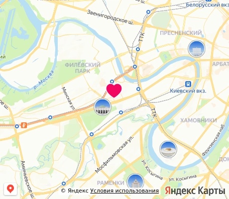 На карте