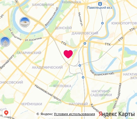 На карте