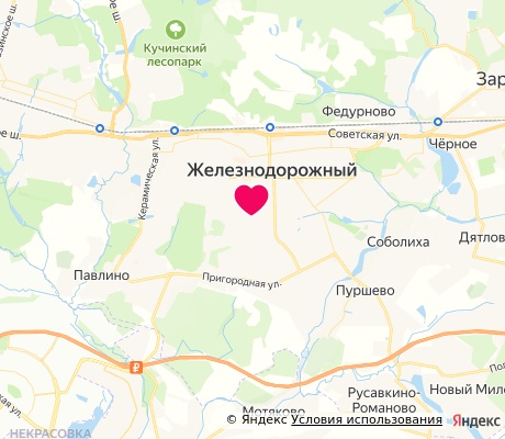 На карте