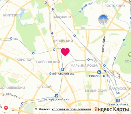 На карте