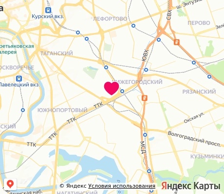 На карте