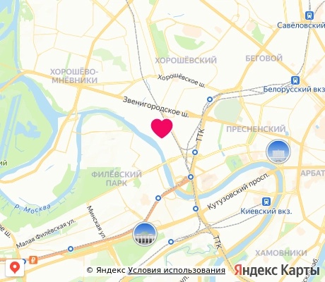 На карте