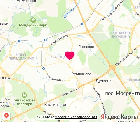 На карте