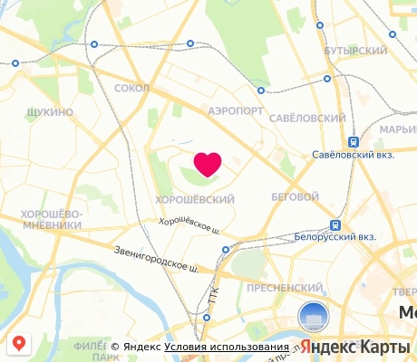 На карте