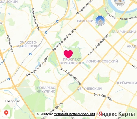 На карте