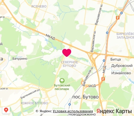На карте