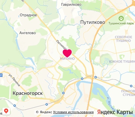 На карте
