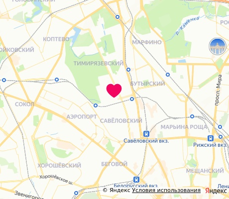 На карте